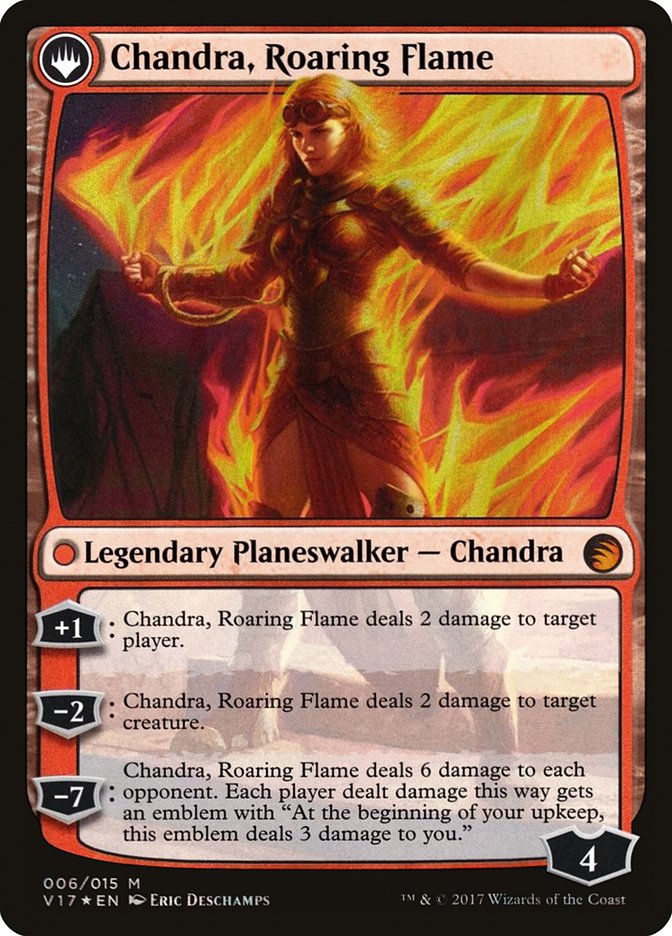 Chandra, Fire of Kaladesh // Chandra, Roaring Flame [From the Vault: Transform] | Tables and Towers