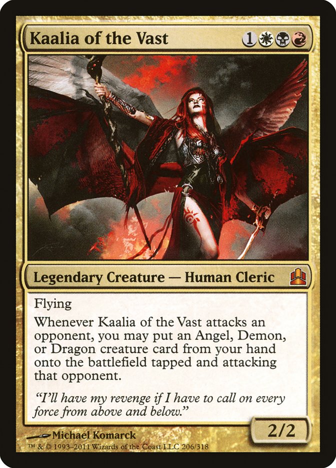 Kaalia of the Vast [Commander 2011] | Tables and Towers