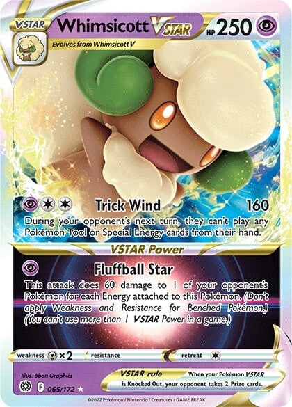 Whimsicott VSTAR (065/172) [Sword & Shield: Brilliant Stars] | Tables and Towers