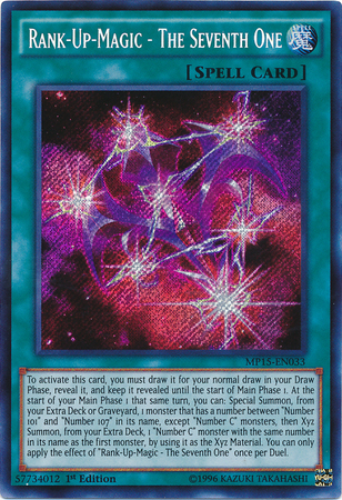 Rank-Up-Magic - The Seventh One [MP15-EN033] Secret Rare | Tables and Towers