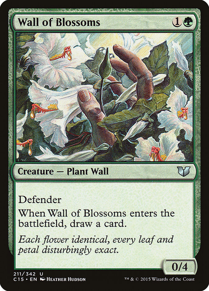 Wall of Blossoms [Commander 2015] | Tables and Towers