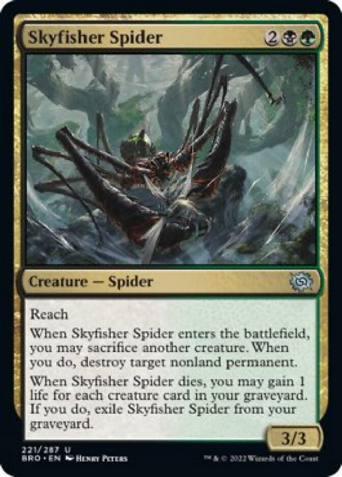 Skyfisher Spider [The Brothers' War] | Tables and Towers