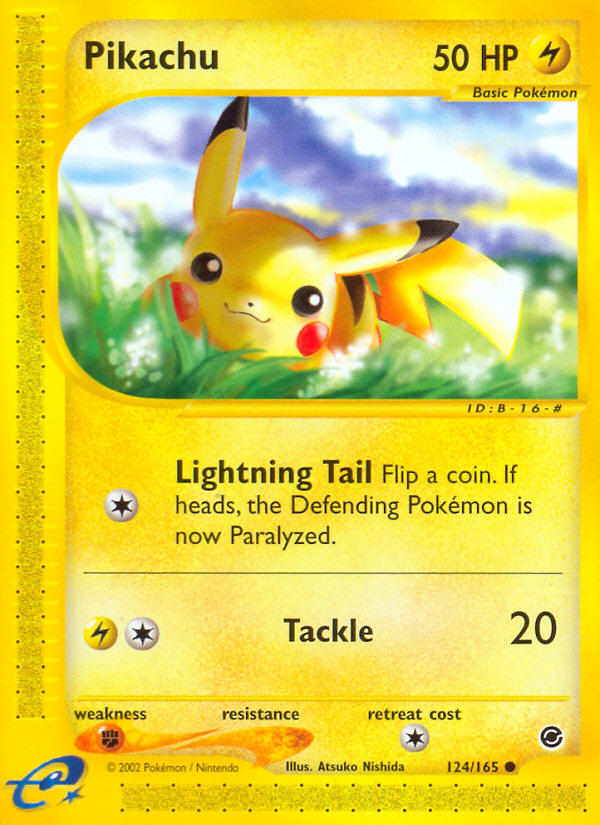 Pikachu (124/165) [Expedition: Base Set] | Tables and Towers