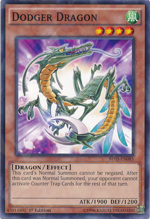 Dodger Dragon [BP03-EN085] Shatterfoil Rare | Tables and Towers