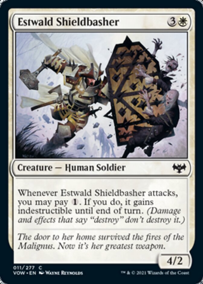 Estwald Shieldbasher [Innistrad: Crimson Vow] | Tables and Towers