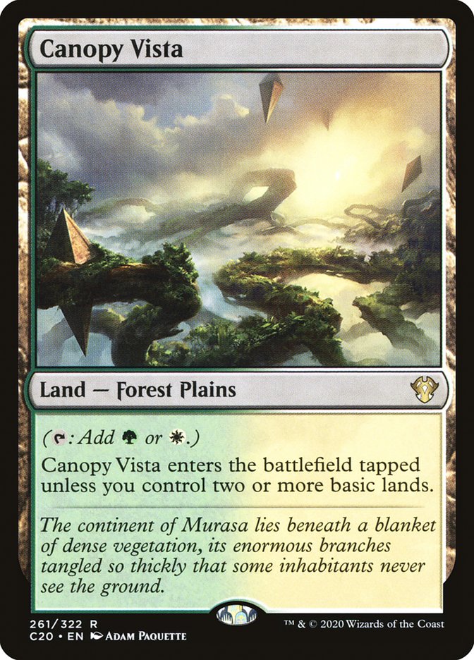 Canopy Vista [Commander 2020] | Tables and Towers