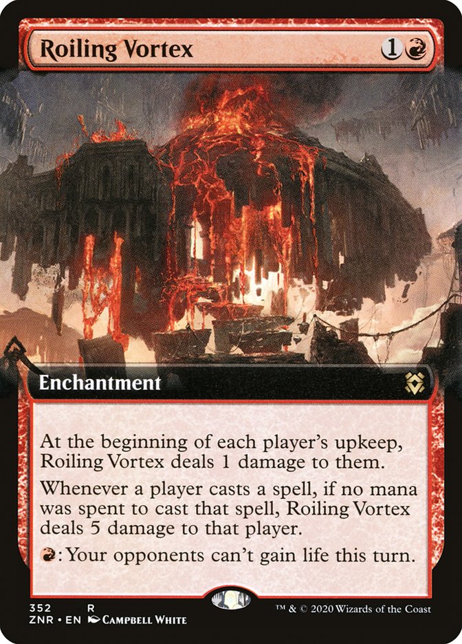 Roiling Vortex (Extended Art) [Zendikar Rising] | Tables and Towers