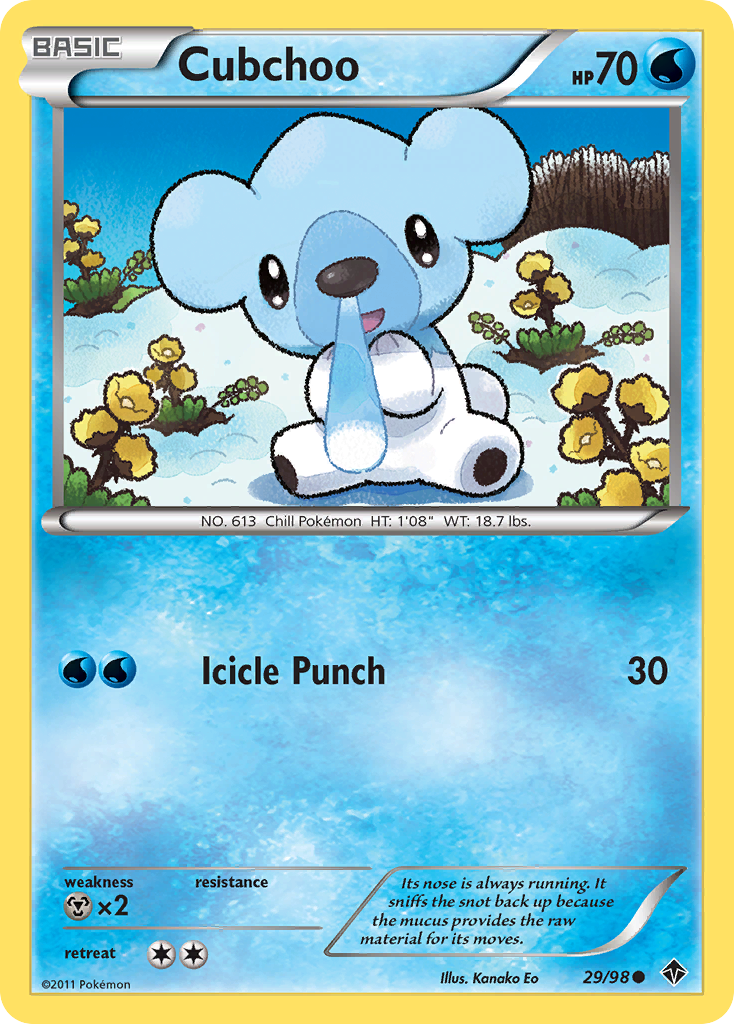 Cubchoo (29/98) [Black & White: Emerging Powers] | Tables and Towers