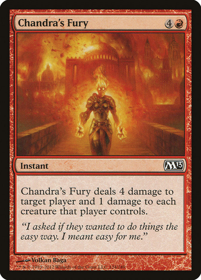 Chandra's Fury [Magic 2013] | Tables and Towers