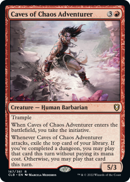 Caves of Chaos Adventurer [Commander Legends: Battle for Baldur's Gate] | Tables and Towers