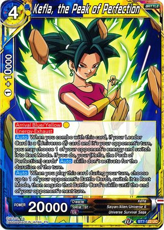 Kefla, the Peak of Perfection (BT7-122) [Assault of the Saiyans] | Tables and Towers