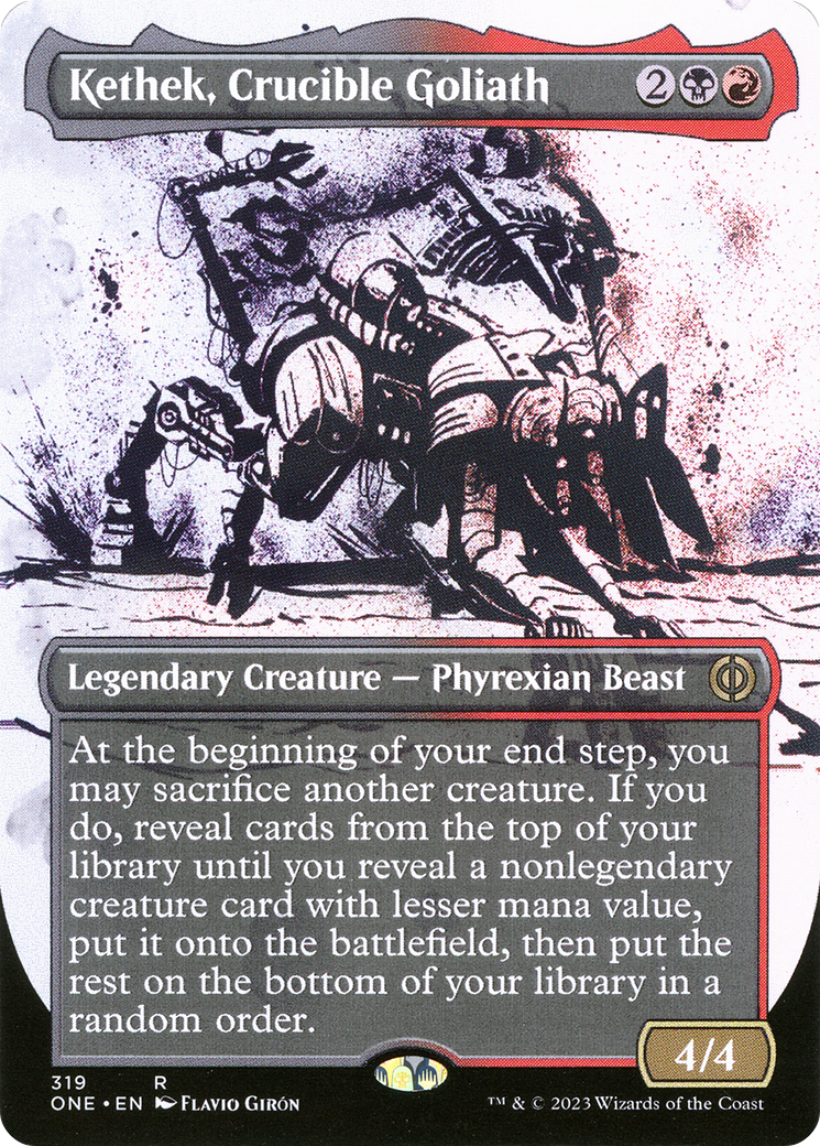 Kethek, Crucible Goliath (Borderless Ichor) [Phyrexia: All Will Be One] | Tables and Towers