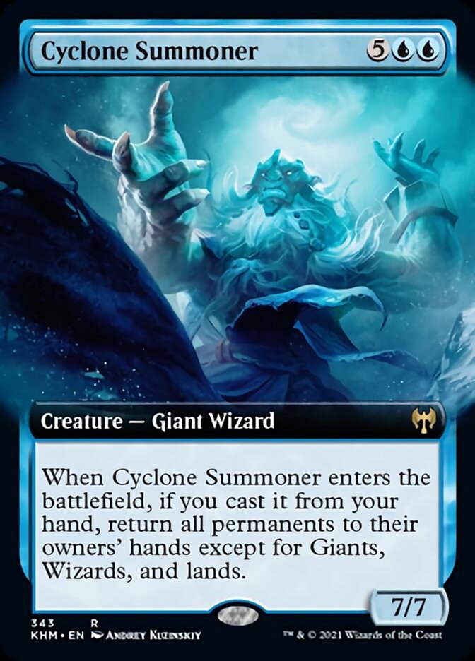 Cyclone Summoner (Extended Art) [Kaldheim] | Tables and Towers