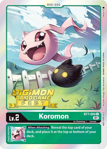 Koromon [BT7-004] (Digimon Card Game Fest 2022) [Next Adventure Promos] | Tables and Towers