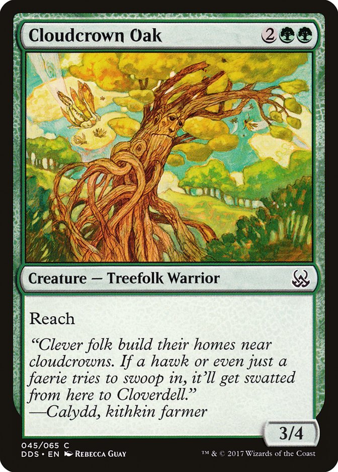 Cloudcrown Oak [Duel Decks: Mind vs. Might] | Tables and Towers