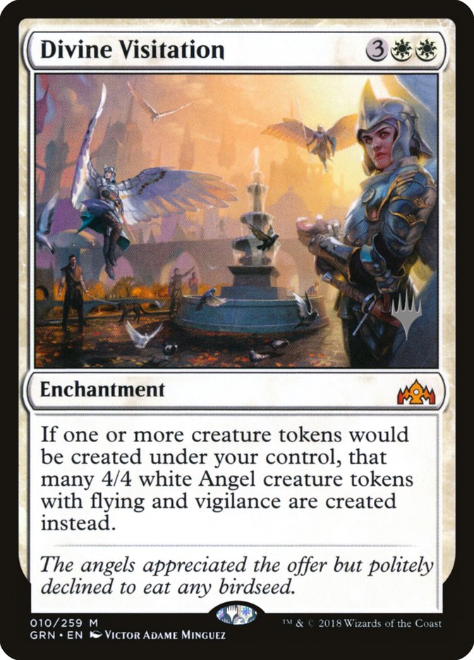 Divine Visitation (Promo Pack) [Guilds of Ravnica Promos] | Tables and Towers