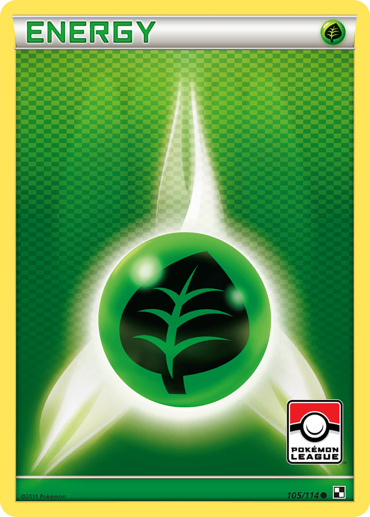 Grass Energy (105/114) [Black & White: Base Set] | Tables and Towers