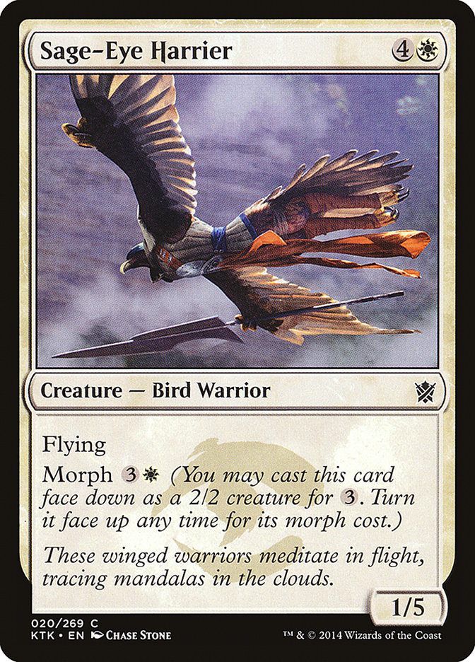 Sage-Eye Harrier [Khans of Tarkir] | Tables and Towers