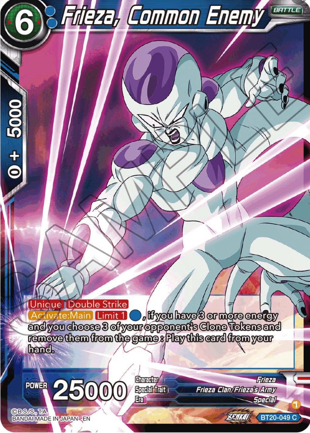 Frieza, Common Enemy (BT20-049) [Power Absorbed] | Tables and Towers