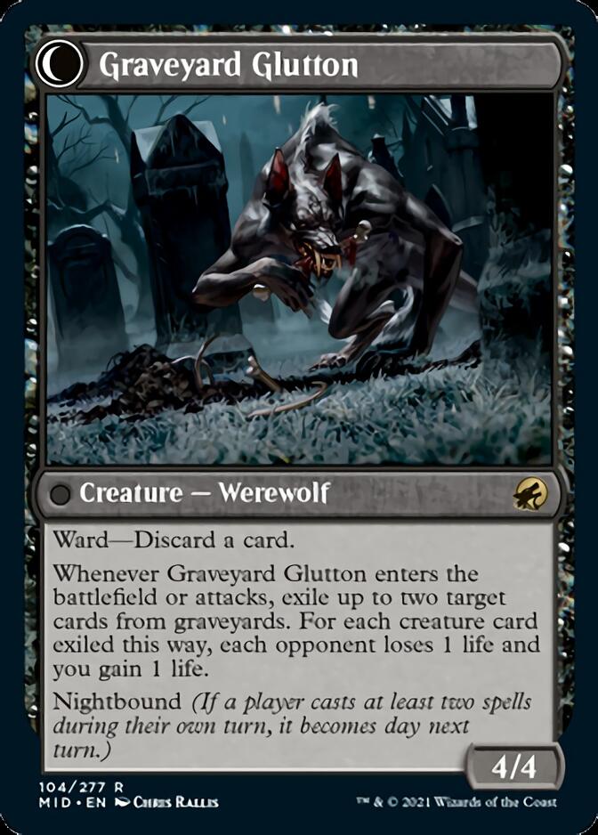 Graveyard Trespasser // Graveyard Glutton [Innistrad: Midnight Hunt] | Tables and Towers