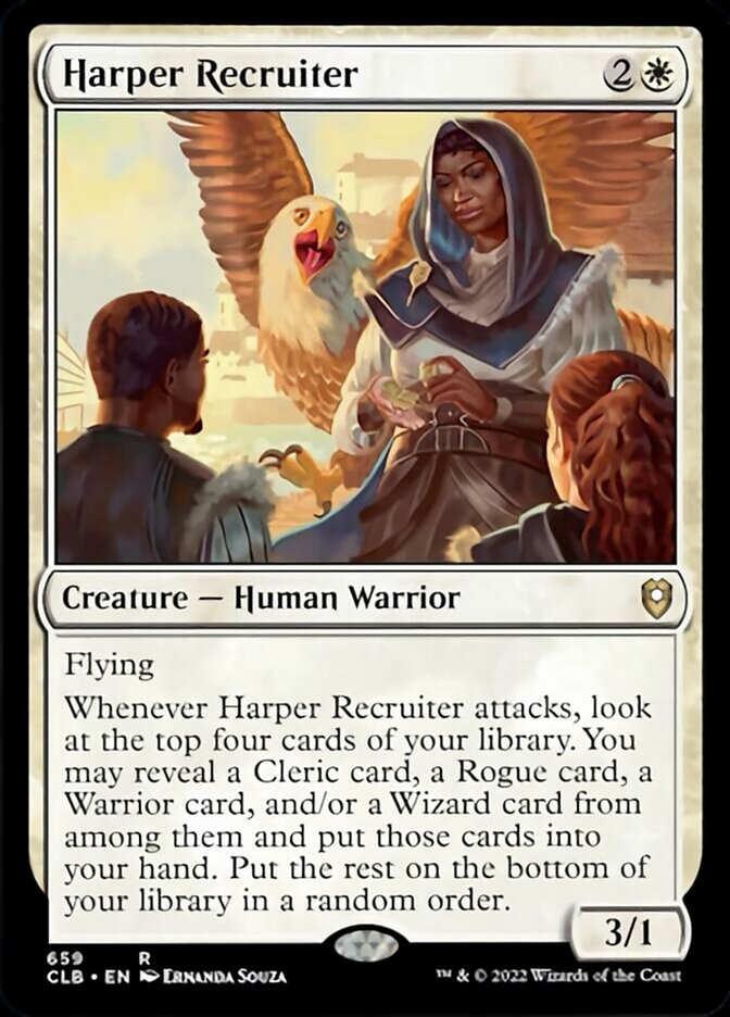 Harper Recruiter [Commander Legends: Battle for Baldur's Gate] | Tables and Towers