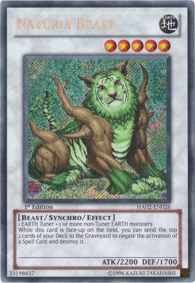 Naturia Beast [HA02-EN026] Secret Rare | Tables and Towers