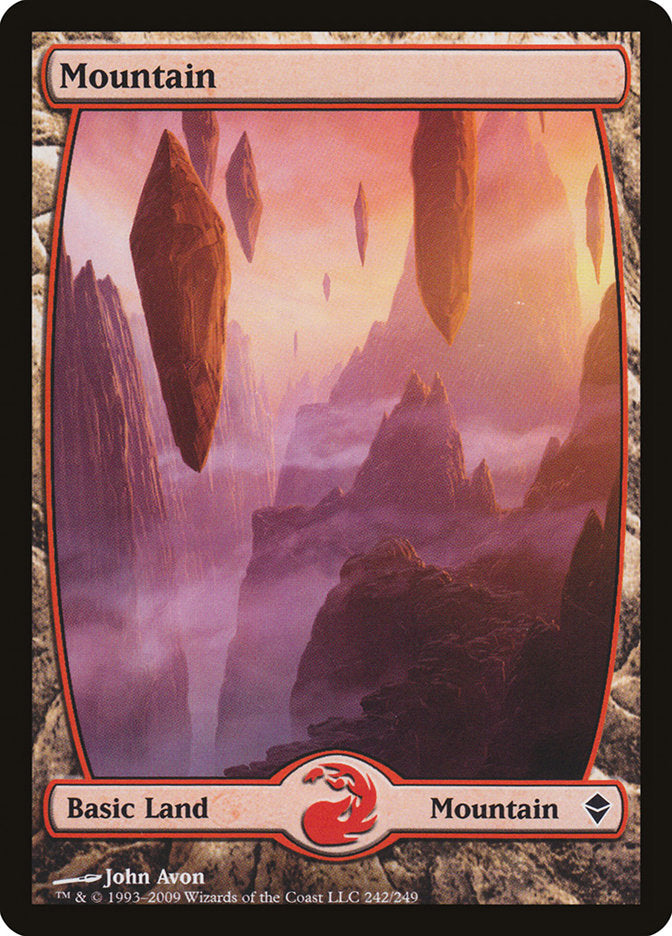 Mountain (242) [Zendikar] | Tables and Towers