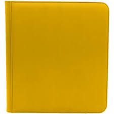 Dex Protection - Dex Zipper Binder 12 - Yellow | Tables and Towers