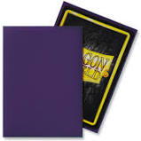 Dragon Shield Sleeves: Standard Matte Purple (Box Of 100) | Tables and Towers