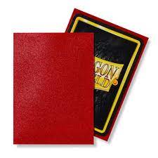 Dragon Shield Sleeves: Matte Ruby (Box Of 100) | Tables and Towers