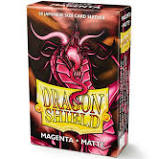 Dragon Shield Sleeves: Japanese Matte Magenta (Box Of 60) | Tables and Towers