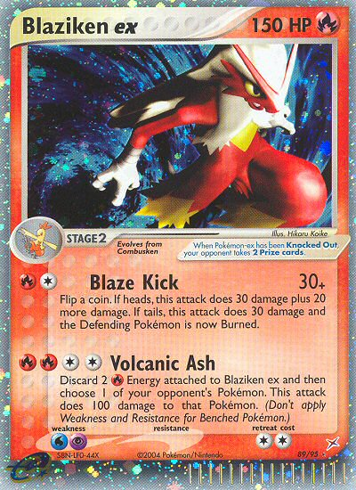 Blaziken ex (89/95) [EX: Team Magma vs Team Aqua] | Tables and Towers