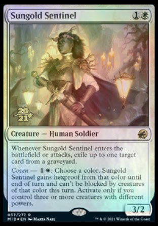 Sungold Sentinel [Innistrad: Midnight Hunt Prerelease Promos] | Tables and Towers