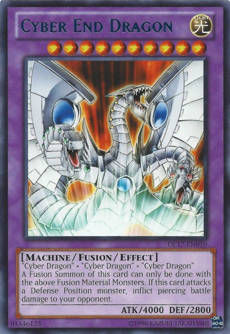 Cyber End Dragon (Blue) [DL17-EN010] Rare | Tables and Towers