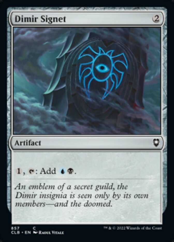 Dimir Signet [Commander Legends: Battle for Baldur's Gate] | Tables and Towers