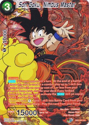 Son Goku, Nimbus Master (DB3-003) [Collector's Selection Vol. 2] | Tables and Towers