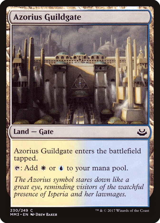 Azorius Guildgate [Modern Masters 2017] | Tables and Towers