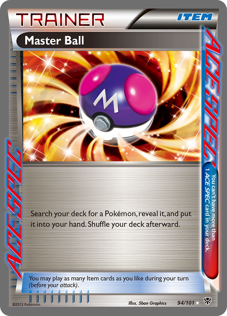 Master Ball (94/101) [Black & White: Plasma Blast] | Tables and Towers