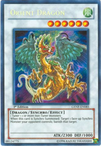 Orient Dragon [GENF-EN085] Secret Rare | Tables and Towers