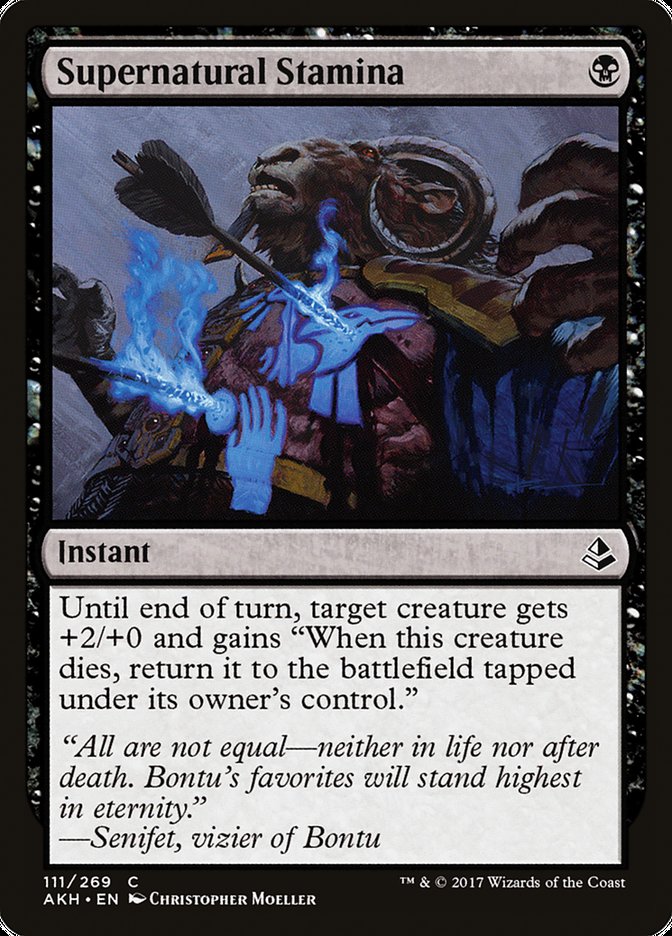 Supernatural Stamina [Amonkhet] | Tables and Towers
