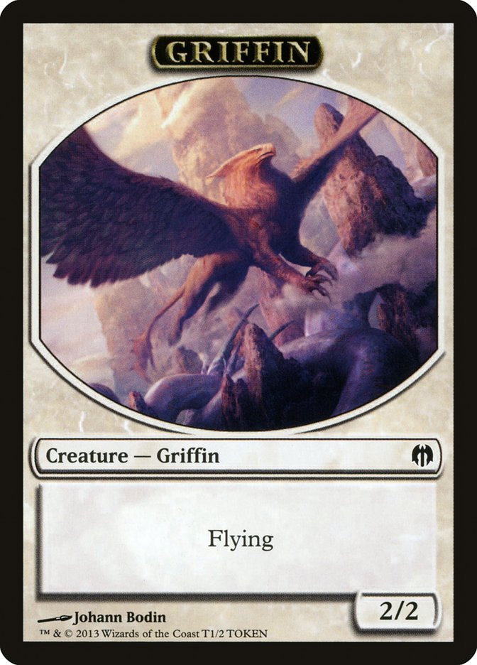 Griffin Token [Duel Decks: Heroes vs. Monsters Tokens] | Tables and Towers