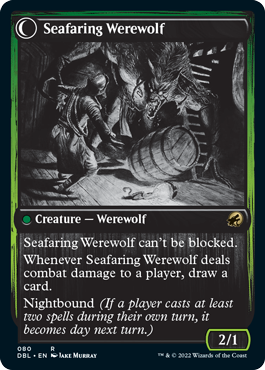 Suspicious Stowaway // Seafaring Werewolf [Innistrad: Double Feature] | Tables and Towers