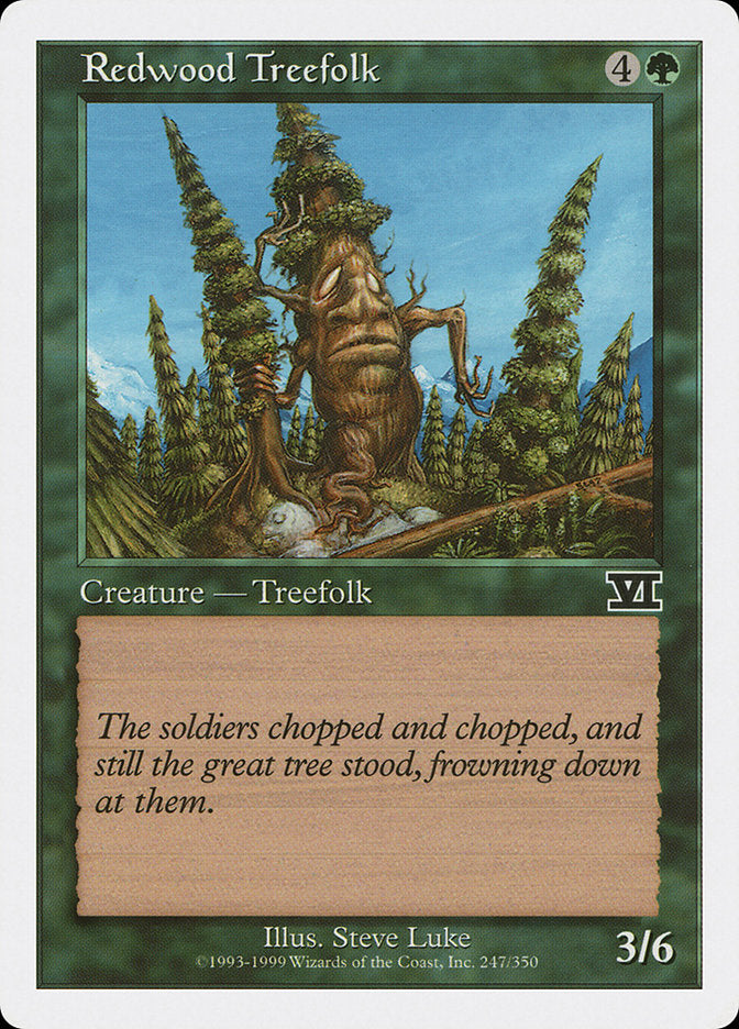 Redwood Treefolk [Classic Sixth Edition] | Tables and Towers