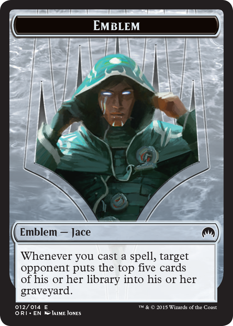 Pest // Jace, Telepath Unbound Emblem Double-Sided Token [Secret Lair: From Cute to Brute Tokens] | Tables and Towers