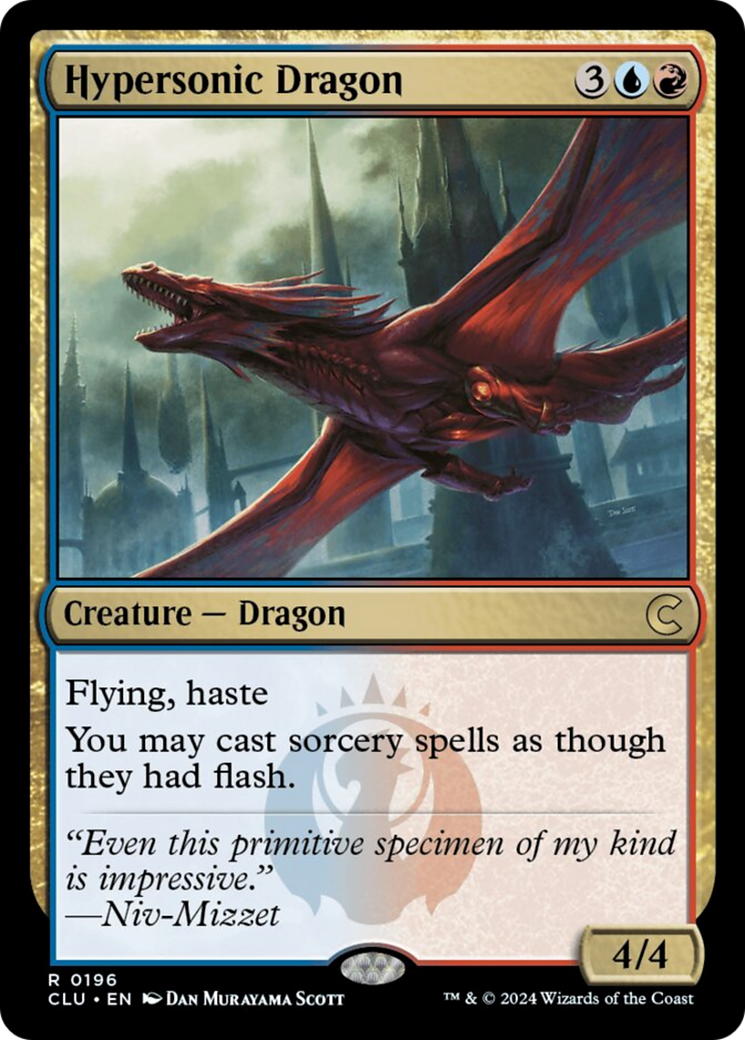 Hypersonic Dragon [Ravnica: Clue Edition] | Tables and Towers