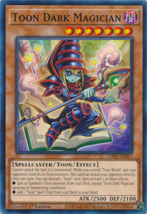 Toon Dark Magician [LDS1-EN067] Common | Tables and Towers