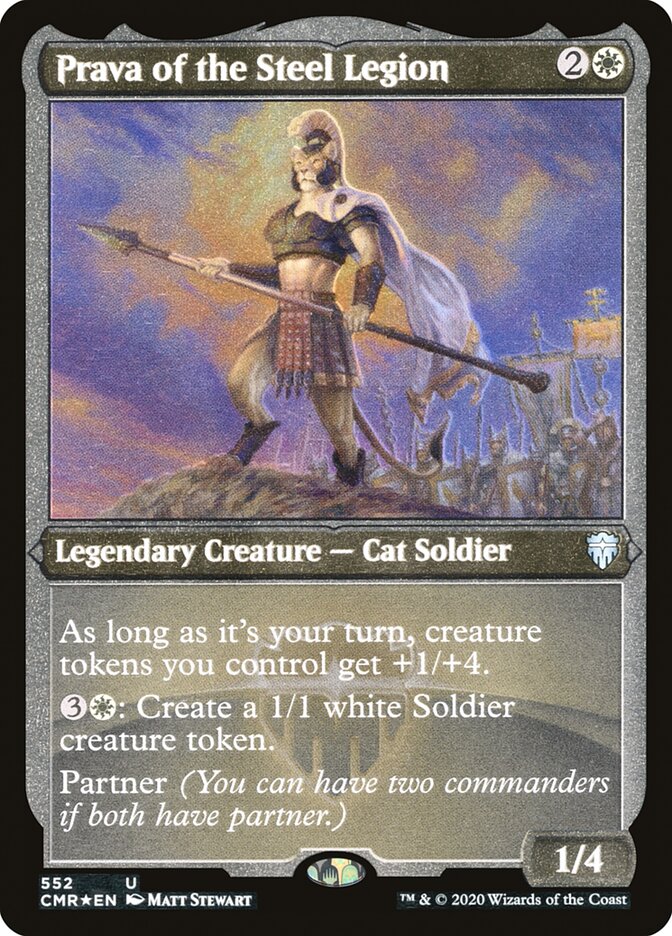 Prava of the Steel Legion (Etched) [Commander Legends] | Tables and Towers