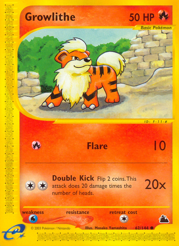 Growlithe (62/144) [Skyridge] | Tables and Towers