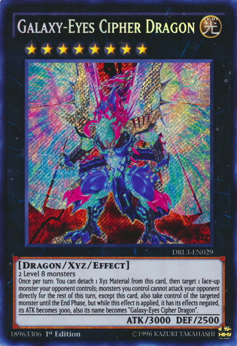 Galaxy-Eyes Cipher Dragon [DRL3-EN029] Secret Rare | Tables and Towers