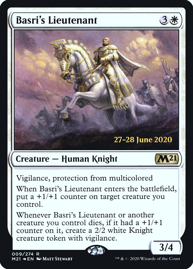 Basri's Lieutenant [Core Set 2021 Prerelease Promos] | Tables and Towers